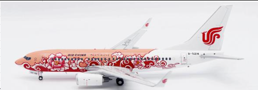 LH2363A | JC Wings 1:200 | Boeing 737-700 Air China Brown Peony Reg: B-5214 Flaps Down | is due May 2025