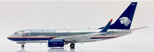 XX20189A | JC Wings 1:200 | Boeing 737-700 Aeromexico Polished Reg: XA-CAM Flaps Down | is due May 2025