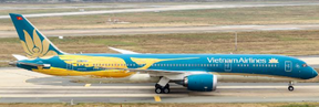 XX40705A | JC Wings 1:400 | Boeing 787-9 Vietnam Airlines Chim Lạc Reg: VN-A868 Flaps Down | is due May 2025
