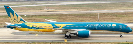 XX40705A | JC Wings 1:400 | Boeing 787-9 Vietnam Airlines Chim Lạc Reg: VN-A868 Flaps Down | is due May 2025