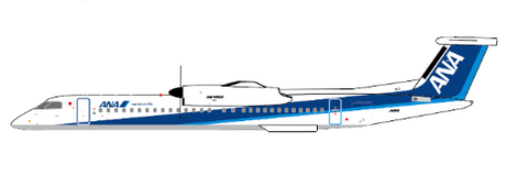 SA4060 | JC Wings 1:400 | Bombardier Dash 8-Q400 All Nippon Airways Reg: JA852A With Antenna | is due May 2025