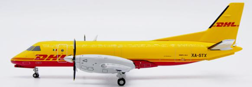 XX20466 | JC Wings 1:200 | Saab 340A(F) DHL Aviation Reg: XA-STX With Stand | is due May 2025