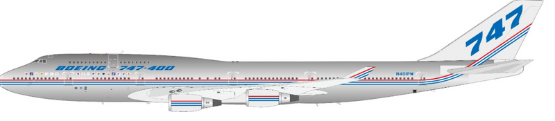 KJ-B744-175 | JC Wings 1:200 | Boeing 747-400 Boeing N401PW Polished | is due May 2025