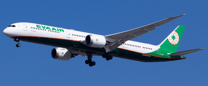 L2042 | SQ Wings 1:200 | Boeing 787-10, Eva Air B-17806 | is due May 2025