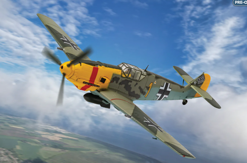 AA28009 | Corgi 1:72 | Messerschmitt Bf109E-4/B - ‘Yellow 1’ Oberleutnant Walter Rupp - Battle of Britain 85