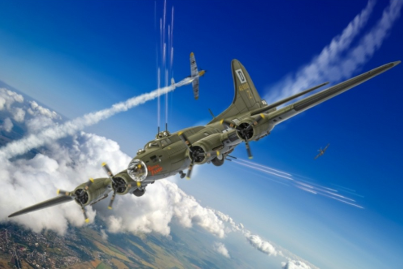 AA33322 | Corgi 1:72 | Boeing B-17F 'Flying Fortress' - 'Royal Flush' - LT Robert Rosie Rosental, 100TH BG, 8TH Air Force