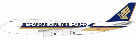 B-744-SQ-SCB | Blue Box 1:200 | Boeing 747-412(BCF) Singapore Airlines Cargo 9V-SCB