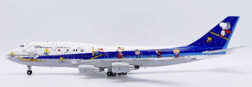 SA2053A | JC Wings 1:200 | Boeing 747-400D All Nippon Airways Snoopy Reg: JA8961 Flaps Down With Stand | is due July 2025