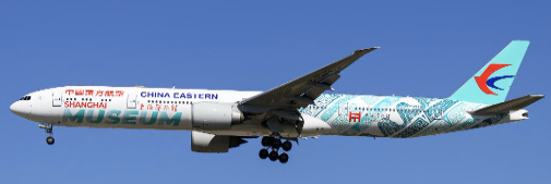 XX40722A | JC Wings 1:400 | Boeing 777-300ER China Eastern Airlines Shanghai Museum Reg: B-7349 Flaps Down | is due July 2025