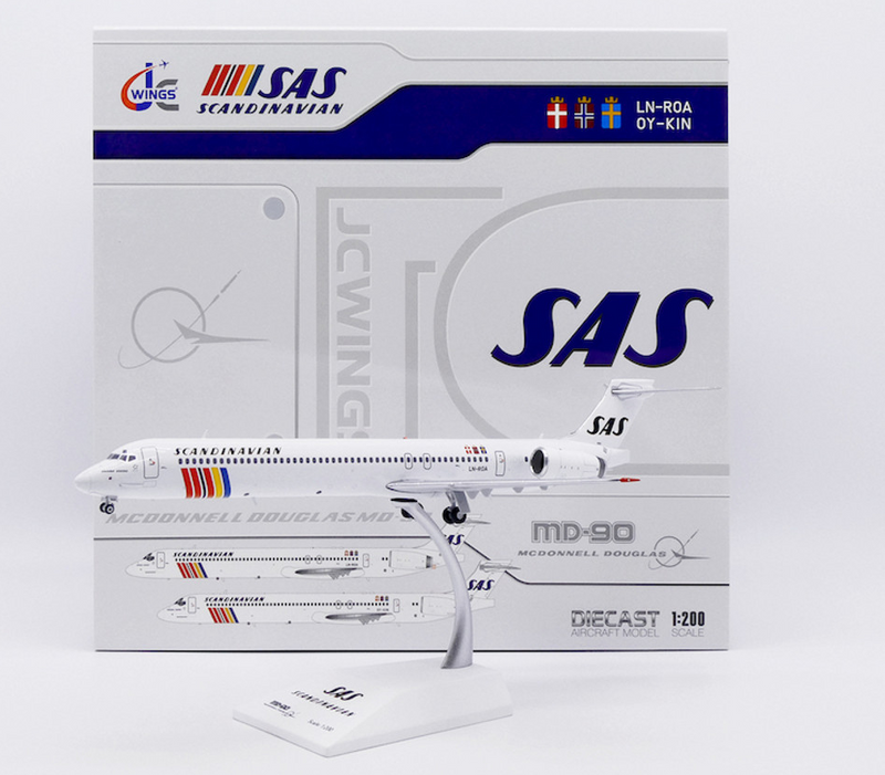LH2498 | JC Wings 1:200 | McDonnell Douglas MD-90, SAS Scandinavian Airlines OC LN-ROA
