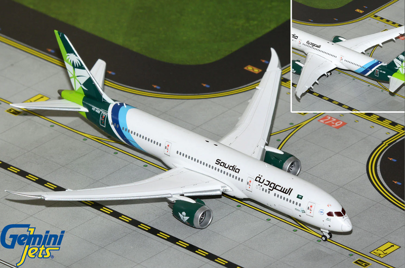 GJSVA2310F | Gemini Jets 1:400 | Saudi Arabian Airlines B787-9 HZ-ARB National Day livery