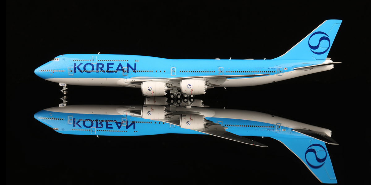 大韓航空 B747-8i 新塗装 HL7638 HX Models 1/400 HX Models 1:400 大韓航空 B747-8i HL7638 - メルカリ