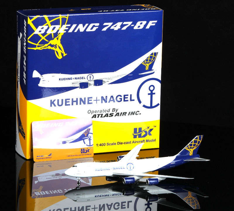 B632202C | HX Models 1:400 | Boeing 747-8F Atlas Air N862GT Interactive Version | is due July 2025
