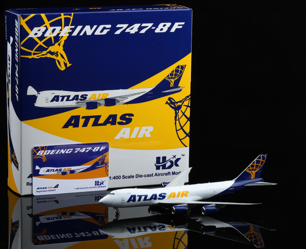 B632203C | HX Models 1:400 | Boeing B747-8F Atlas Air N854GT Flaps-Down Version | is due July 2025