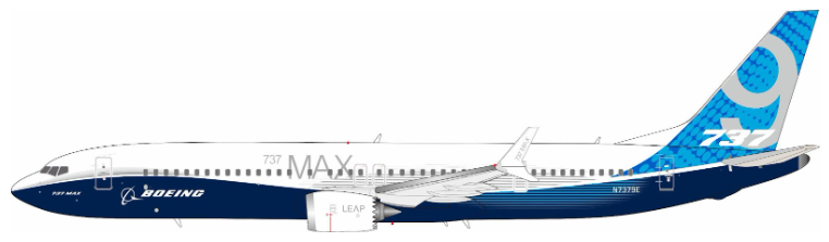 IF739MHOUSE | InFlight200 1:200 | Boeing 737-9 MAX Boeing N7379E HOUSE with stand | is due July 2025