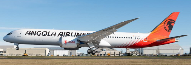 XX40787A | JC Wings 1:400 | Boeing 787-9 Dreamliner TAAG-Linhas Aereas de Angola Airlines Reg: D2-TEQ "Flaps Down" With Antenna | is due August 2025