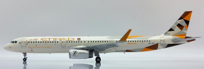 LH2403 | JC Wings 1:200 | Airbus A321 Etihad Airways Reg: A6-AEE With Stand | is due August 2025