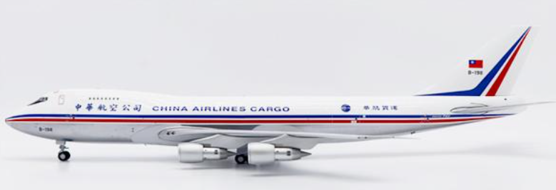 XX20535 | JC Wings 1:200 | Boeing 747-200F "OC, Polished" China Airlines Cargo Reg: B-198 With Stand | is due August 2025