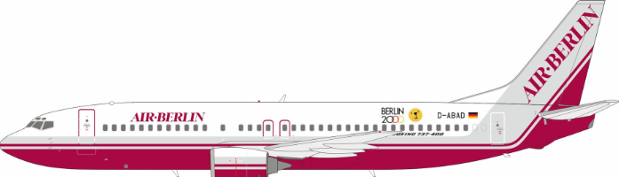 JF-737-4-001 | JFox 1:200 | Boeing 737-4Y0 Air Berlin Berlin 2000 D-ABAD | is due July 2025