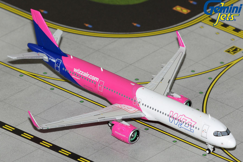 GJWUK2340 | Gemini Jets 1:400 | Airbus A321neo Wizz Air UK G-WUNB