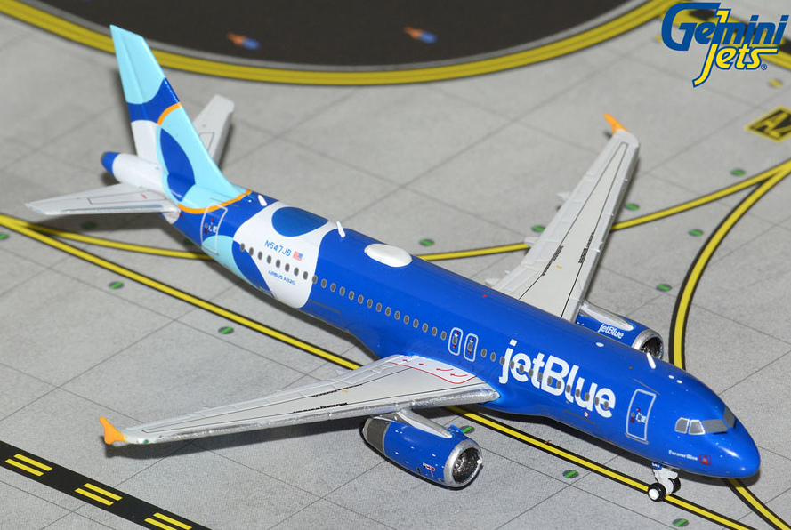 GJJBU2289 | GeminiJets 1:400 | Airbus A320-200 JetBlue Airways N547JB Forever Blue
