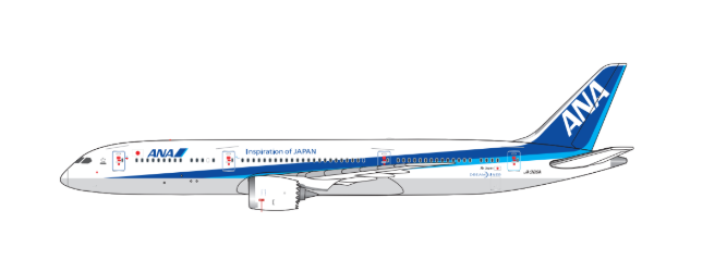ANA125108 | Aether Model 1:500 | Boeing 787-9 Dreamliner, All Nipon Airways JA928A | is due December 2025