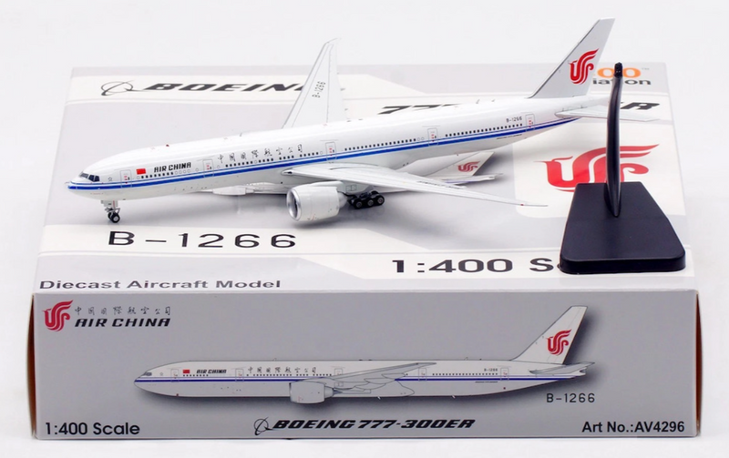 AV4296 | Aviation 400 | Boeing 777-300ER | Air China B-1266 | is due November 2025