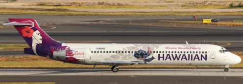 XX40814 | JC Wings 1:400 | Boeing 717-200 Hawaiian Airlines Lilo & Stitch Reg: N488HA With Antenna | is due November 2025