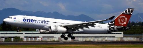 XX40795 | JC Wings 1:400 | Airbus A330-200 Fiji Airways Oneworld Reg: DQ-FJU With Antenna | is due November 2025
