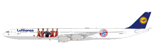 XX40390 | JC Wings 1:400 | Airbus A340-600 Lufthansa FC Bayern München Reg: D-AIHZ With Antenna | is due November 2025