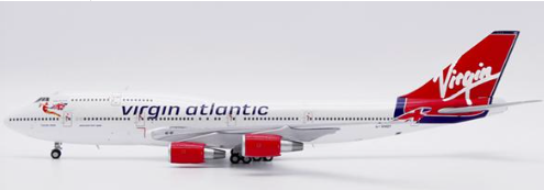 XX40225A | JC Wings 1:400 | Boeing 747-400 Virgin Atlantic Tubular Belle Reg: G-VHOT Flaps Down With Antenna | is due November 2025