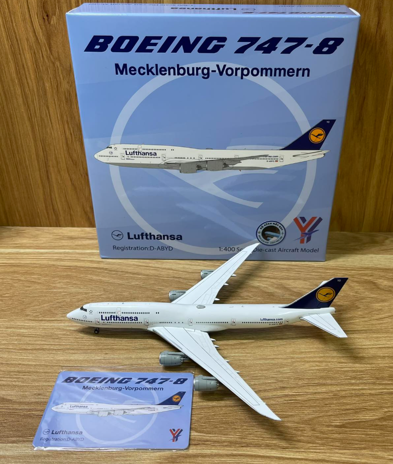 YY74801 | YY Wings 1:400 | Boeing 747-8 Lufthansa D-ABYD