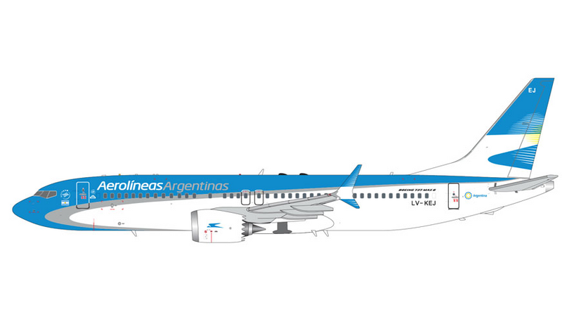 G2ARG1397 | Gemini200 | Boeing 737 MAX 8 Aerolineas Argentinas LV-KEJ | is due September 2025