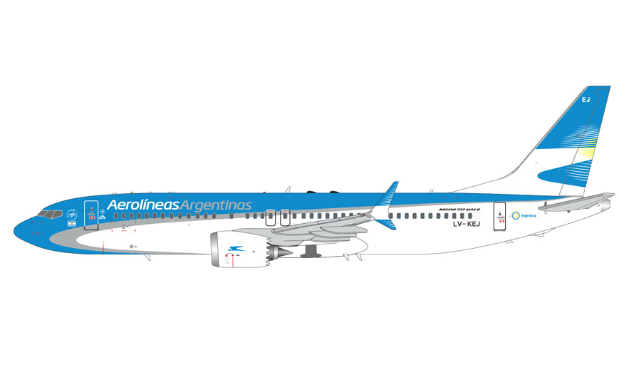 G2ARG1397 | Gemini200 | Boeing 737 MAX 8 Aerolineas Argentinas LV-KEJ | is due September 2025