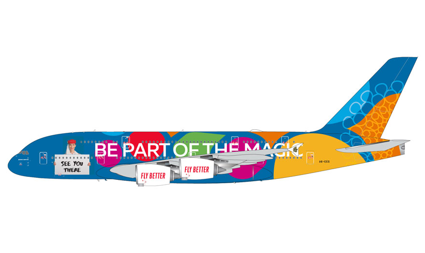G2UAE1409 | Gemini200 | Airbus A380 Emirates A6-EES 'Destination Dubai' | is due September 2025