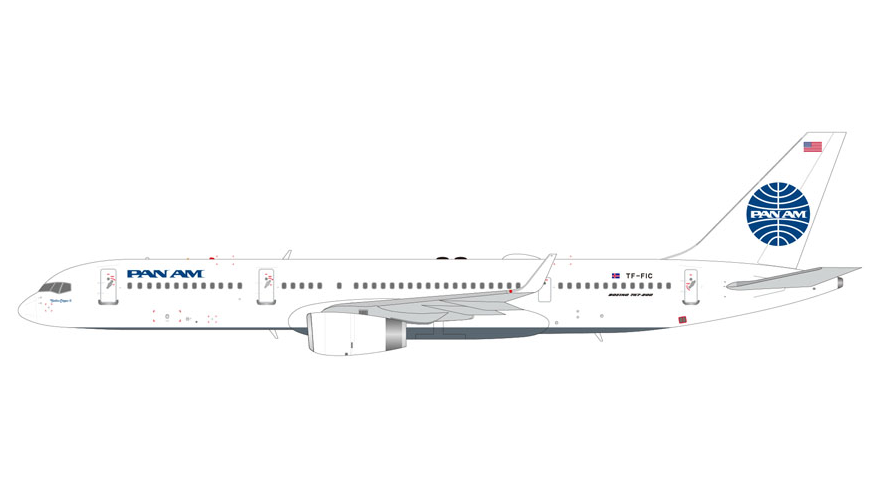 G2PAA1474 | Gemini200 | Boeing 757-200W Pan Am TF-FIC 'Yankee Clipper II' | is due September 2025