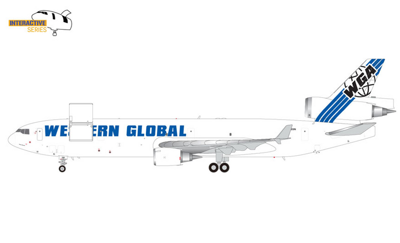 G2WGN1180 | Gemini200 | McDonnell Douglas MD-11F Western Global Airlines N783SN Interactive Series | is due September 2025