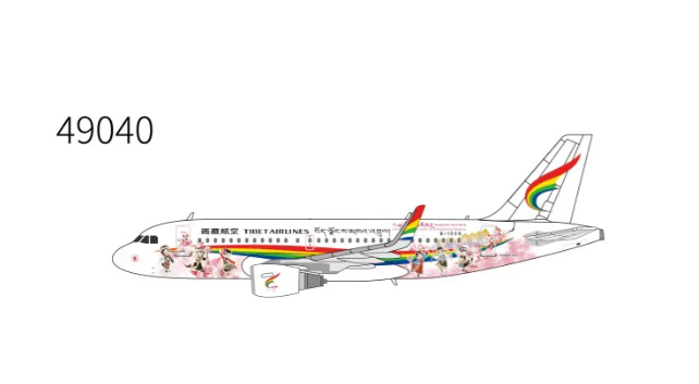 NG49040 | NG Models 1:400 | Airbus A319-100 Tibet Airlines B-1008 (Enchanting Nyingchi)