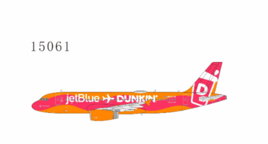 NG15061 | NG Models 1:400 | Airbus A320-200 JetBlue Airways N643JB (Dunkin Donuts) | is due November 2025