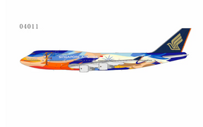 NG04011 | NG Models 1:400 | Boeing 747-400 Singapore Airlines 9V-SPL 'Tropical'