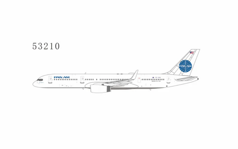 NG53210 | NG Models 1:400 | Boeing 757-200/w Icelandair TF-FIC 'Criterion Travel's Pan Am' | is due November 2025