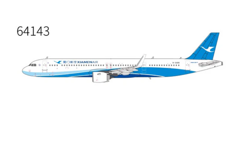 NG64143 | NG Models 1:400 | Airbus A321neo Xiamen Airlines B-32G9 'first Airbus aircraft delivered from China (Tianjing)