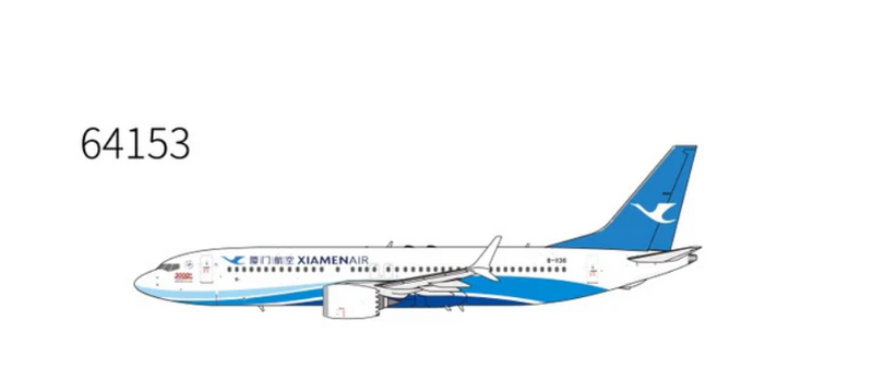 NG64153 | NG Models 1:400 | Boeing 737-800 Xiamen Airlines B-1136 '2000th Boeing Aircraft for China' | is due November 2025