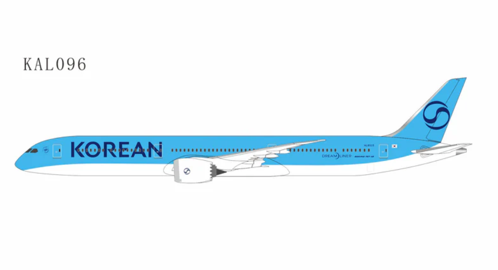 KAL096 | NG Models Lite Edition 1:400 | Boeing 787-10 Dreamliner Korean Air HL8515 '2025's' livery | is due November 2025