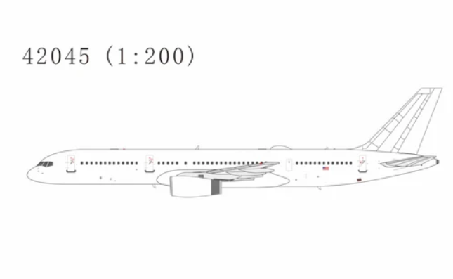NG42045 | NG Models 1:200 | Boeing 757-200 USA - Air Force C-32B 02-4452 | is due November 2025