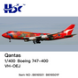 B616501F | HX Models 1:400 | Boeing 747-400 Qantas VH-OEJ 'Wunala Dreaming' Flaps Down | is due November 2025 (Copy)