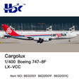 B632001C | HX Models 1:400 | Boeing 747-8F Cargolux LX-VCC Interactive | is due November 2025