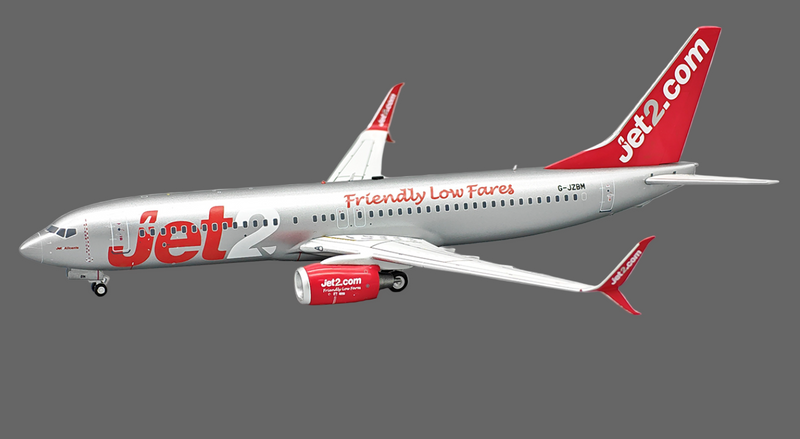 JF-737-8-052 | JFox Models 1:200 | Boeing 737-8MG Jet2 G-JZBM