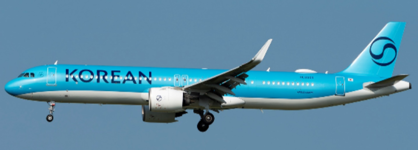 SA4106 | JC Wings 1:400 | Airbus A321neo Korean Air HL8509 '2025s livery' | is due September 2025