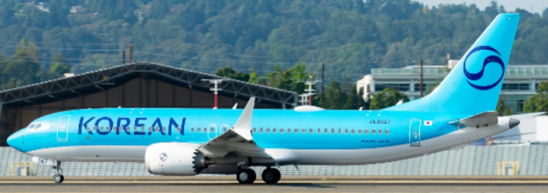 SA4108 | JC Wings 1:400 | Boeing 737 MAX 8 Korean Air HL8567 '2025s livery' | is due September 2025